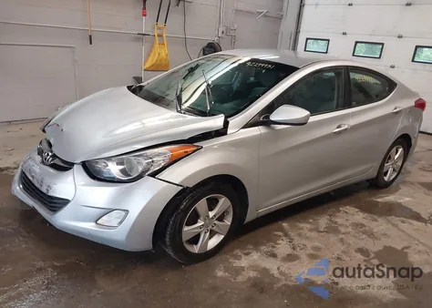 2012 Hyundai Elantra Gls from USA, damaged, VIN 5NPDH4AE9CH068705